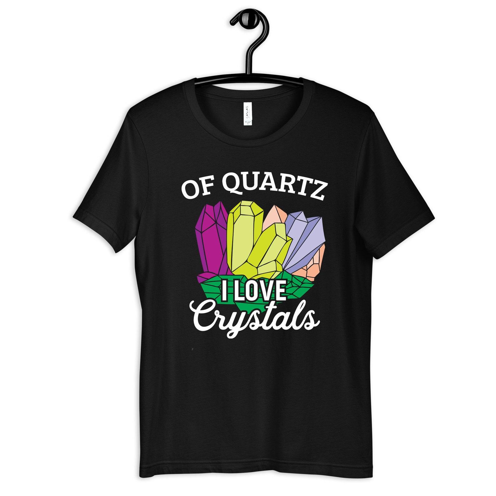 Crystals Shirt, Funny Quartz I Love Crystals T-Shirt, Crystal Collector Tee, T-shirt, T-shirt,T-shirt, Tank Top S