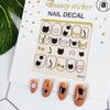 Adesivi di Bellezza Nuovi Ornamenti per Nail Art Natalizi Pupazzo di Neve Regalo di Natale Adesivi per Nail Art Adesivi 3D per Unghie
