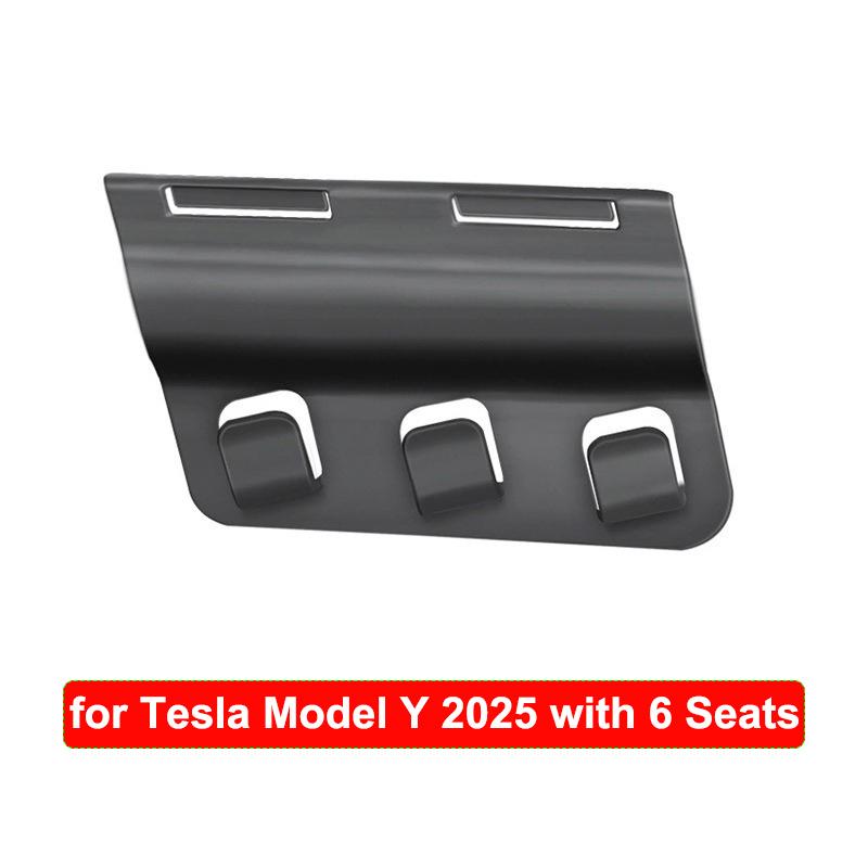 

для Tesla Model Y Juniper 2025 с 6 сиденьями Боковой крючок для хранения в стенке заднего багажника Организатор для сумок-тележек Вешалка Крючок из АБС-пластика Аксессуары