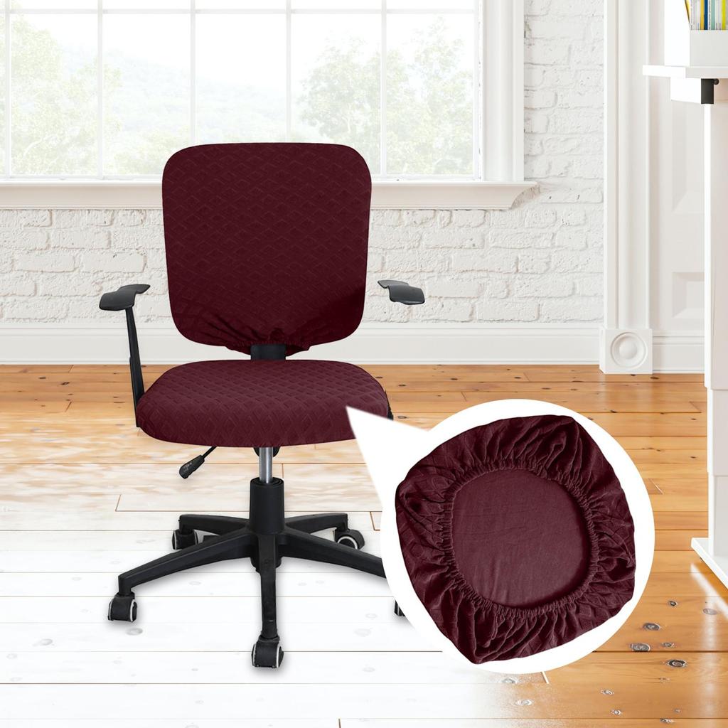 Elastic Office Chair Cover Universal Stretchable Removable for Office Home