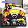 Alien Teacher Pattern Bedding Quilt Set Quilt Cover Pillowcase Home Decoration Birthday Gift (1 * Duvet Cover + 2 * Pillowcase, Without Core)