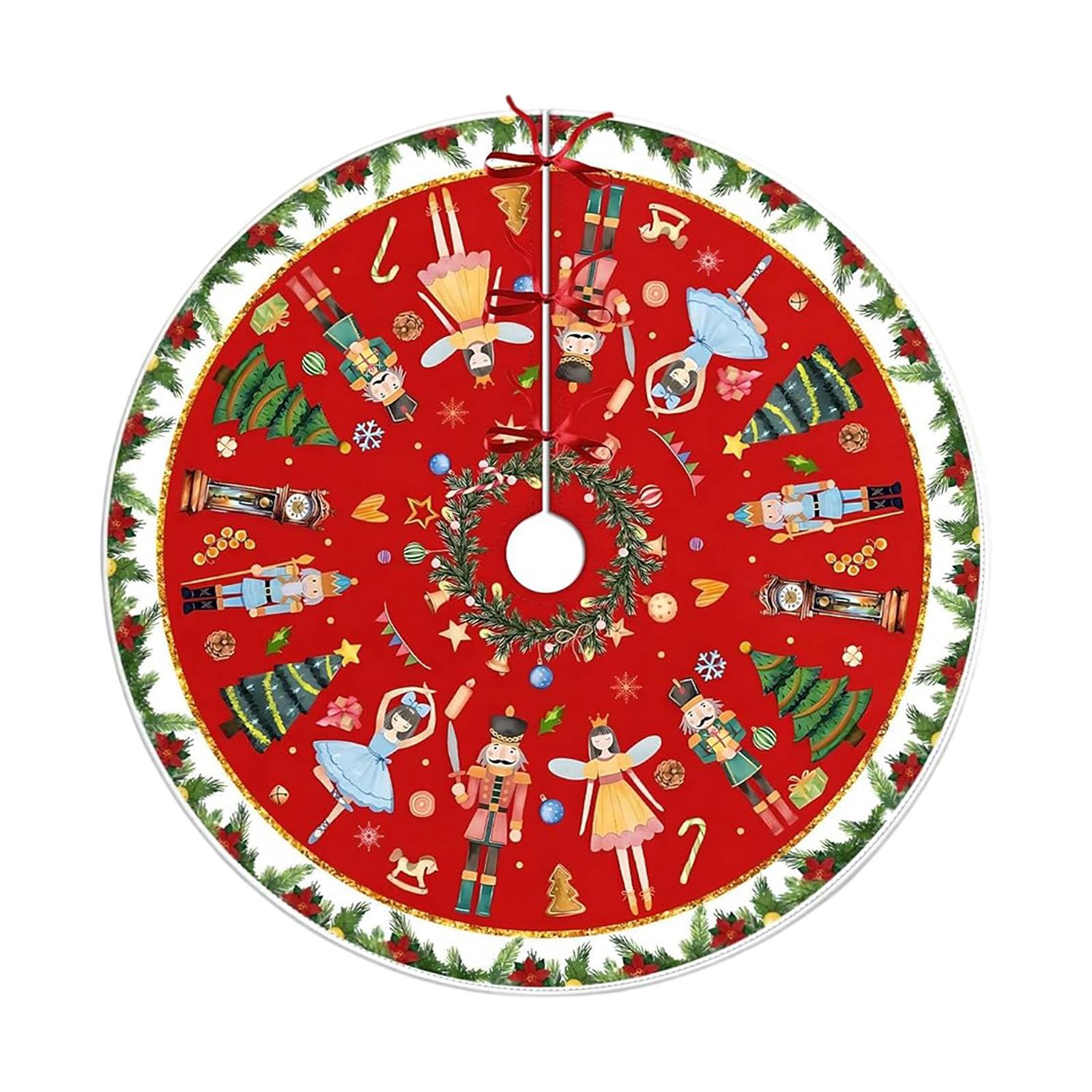 

Спідниця для ялинки Ручна робота Різдвяні прикраси One Size