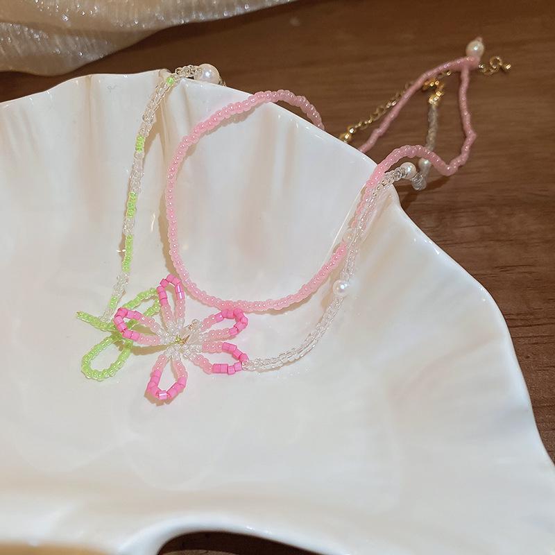 Elegante mit Diamanten besetzte Halskette & Schmuckset für Damen - High-End, vielseitig, super funkelnde Luxus-Schlüsselbein-Accessoires