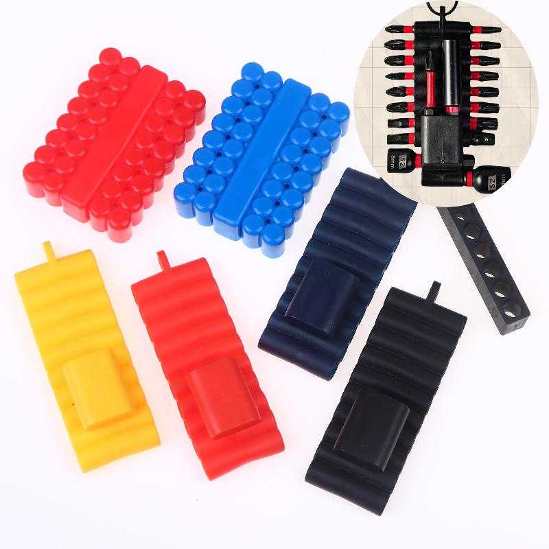 2/3/5Pcs 10/22/32 Holes Storage Case Screw Driver Head Drill Bits Stand Case Tool 1/4" Hex Shank Screwdriver Bit Holder