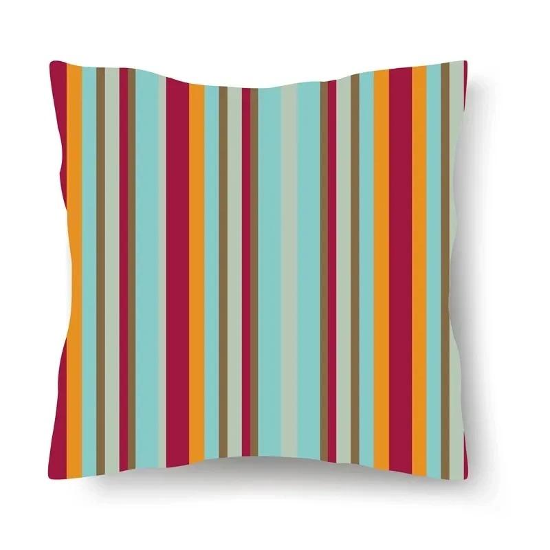 Simple Pattern Decorative Pillowcase Car Sofa Square Cushion Pillowcase