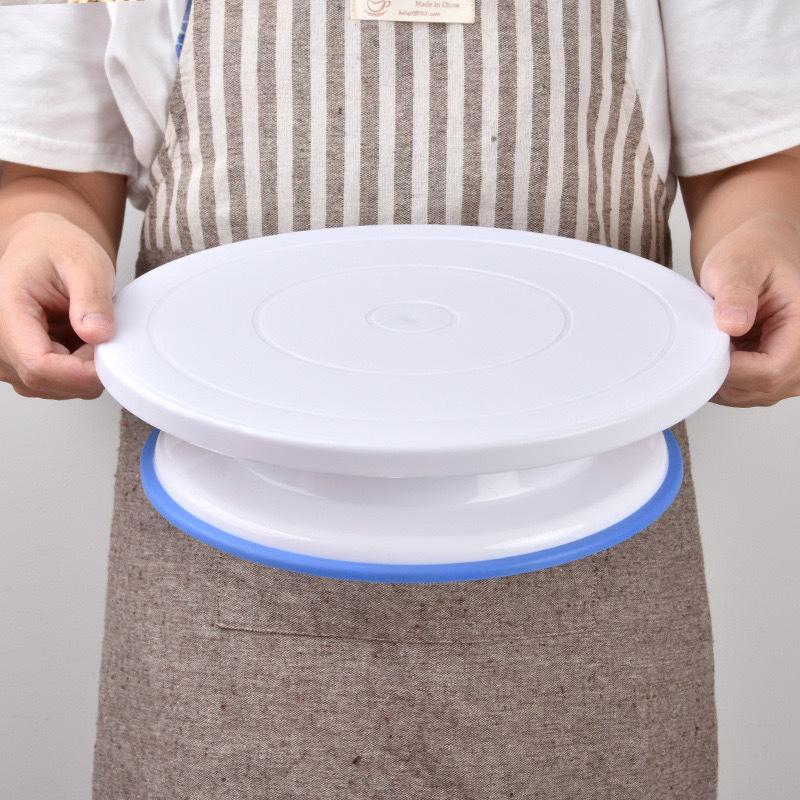 Plastic Cake Laminating Turntable Baking Tools Home Anti-slip DIY Birthday Cake Rotating Table Laminating Table