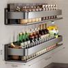 No-Punch Wall-Mounted Kitchen & Spice Rack