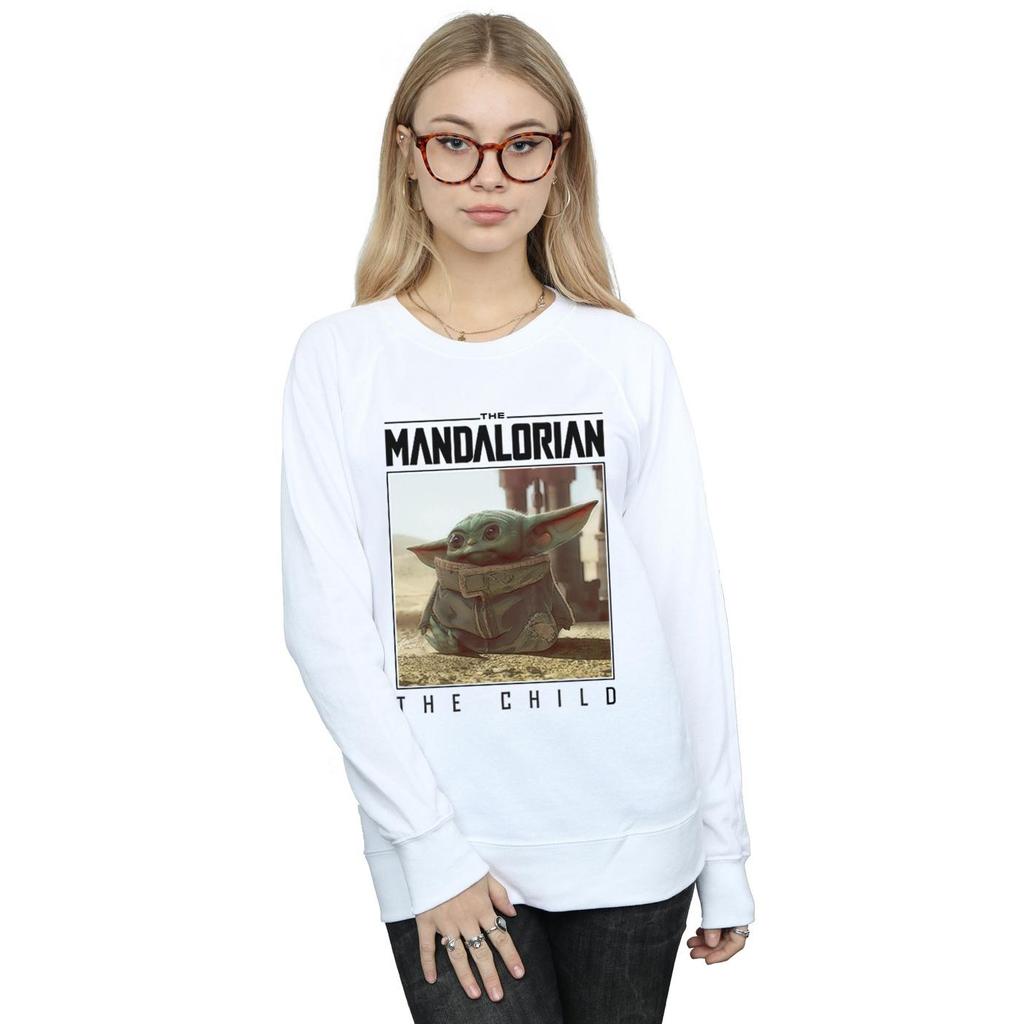 Star Wars Womens/Ladies The Mandalorian The Child Frame Sweatshirt