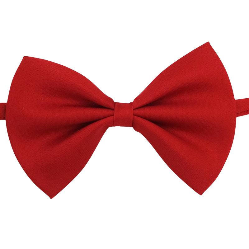 Beauty Cute Solid Color Adjustable Cat Bowtie Pet Dog Collar Bowknot Necktie Bow Tie