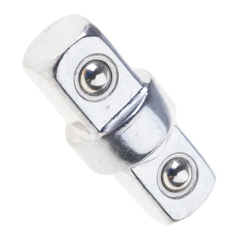 Adaptador de Manguito para Llave de Vaso de 3/8" Conector Hexagonal Doble para Cabezal Cuadrado Exterior Varilla de Extensión para Llave Eléctrica