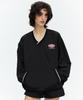 Menasoo Hearttrack Vneck Nylon Anorak Jacket_Black