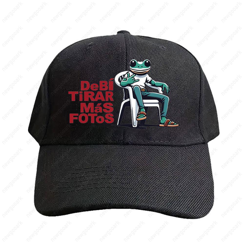 Debí Tirar Más Fotos Sapo Concho Plastic Chair Meme Art Chill Vibes Only Cap Women Unisex Adult Adjustable Printed Baseball Caps