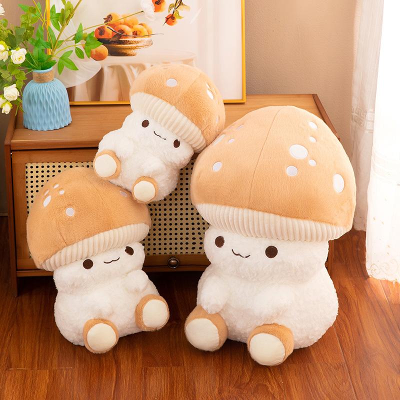 New Personality Creative Mushroom Doll Plush Children Doll Sofa Ornaments