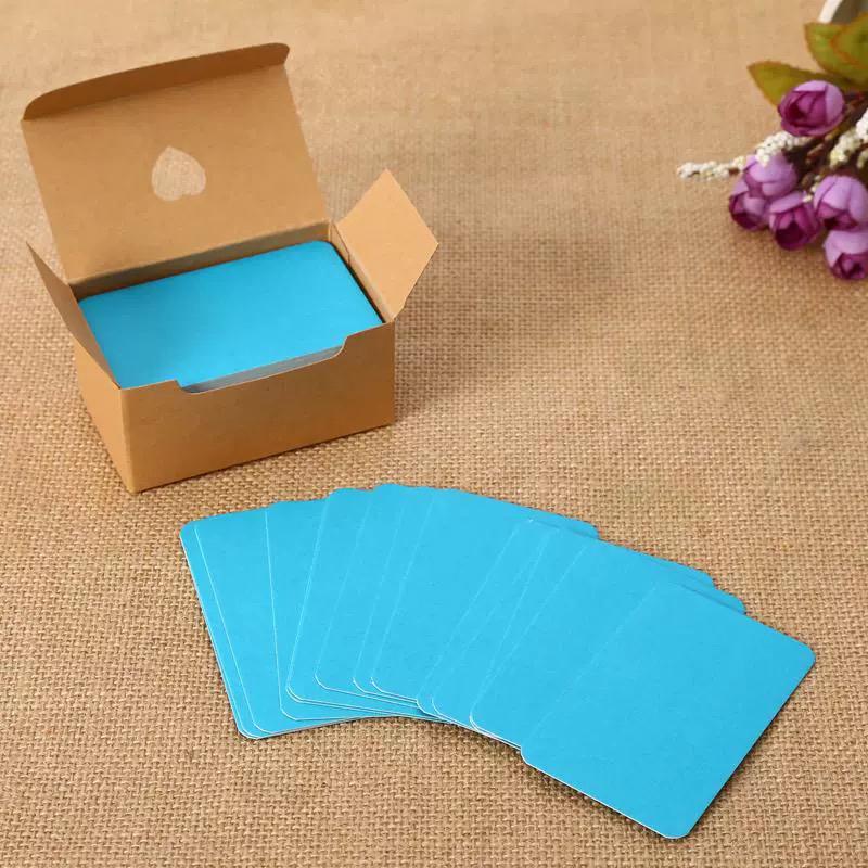 200 Sheets of Small Blank Flashcards for Messages & English Words