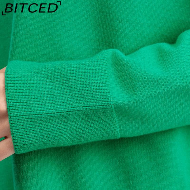 BITCED Fashion Set Women's Autumn and Winter Loose Casual Sweater Pullover Two-piece Set