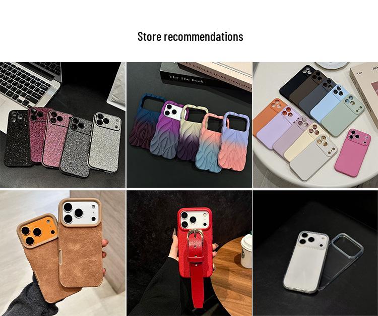 3D Cartoon Embroidered Horse Phone Case for Apple 17 Pro/16 with Silk Screen Large Hole Design
