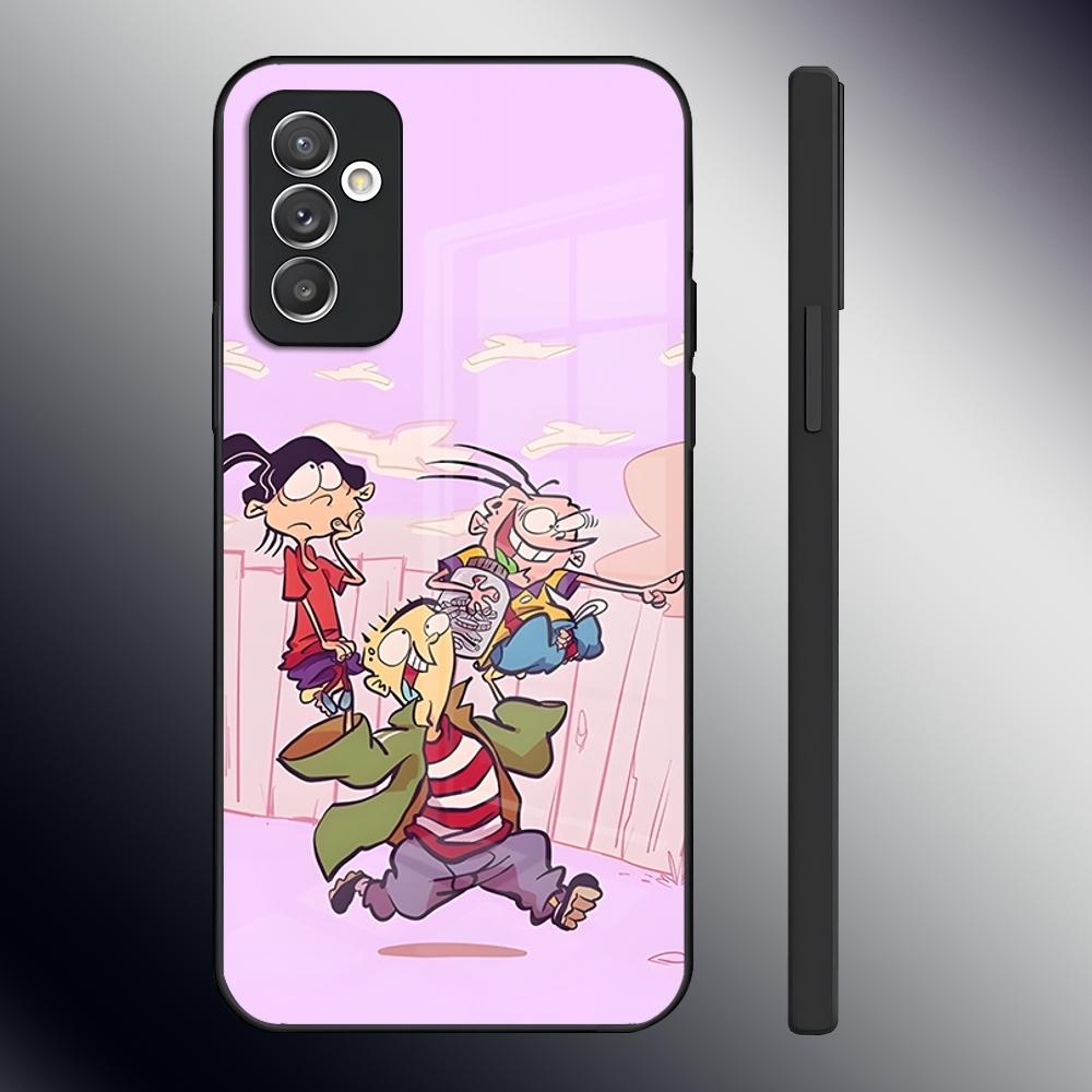 

Cartoon H-Ed Edd N Eddy Vintage Phone Case For Samsung S24 Ultra S22 S23 S25 S20 Fe S21 Plus A16 A54 A34 A53 Glass Cover Samsung a54 5g