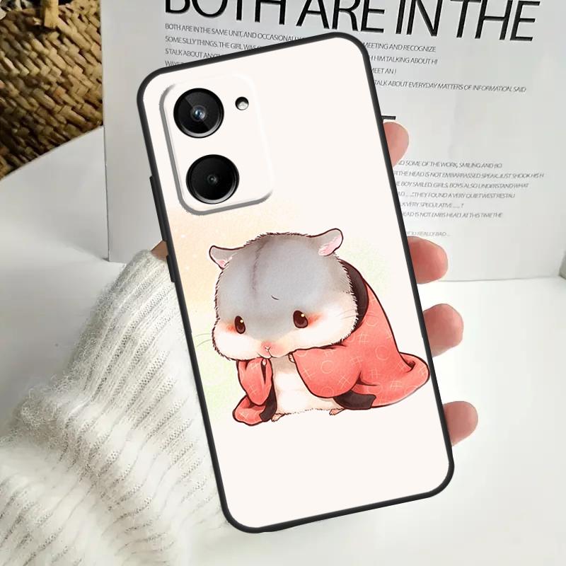 Hamsters For Realme GT6 GT7 15 Pro 10 11 12 13 14 Pro Plus C55 C71 C75 C67 C63 C61 C53 C35 C65 Case