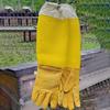 A Pair Of Protective Beekeeping Gloves Net Goatskin Bee Keeping Vented Long Protective Sleeves Beekeeping Equipment And Tools