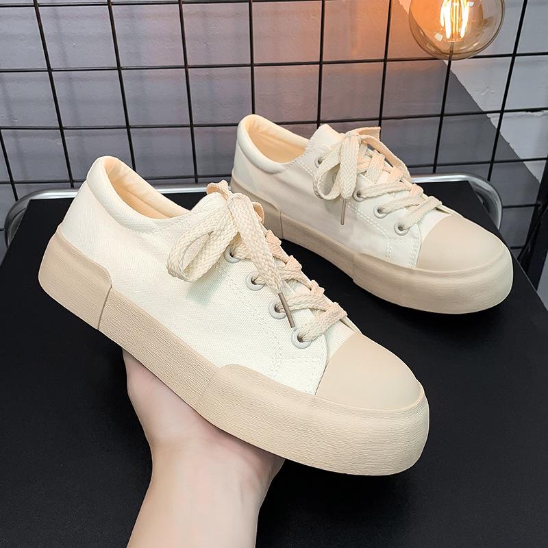 

Парусиновые туфли мужские новые нишевые дизайнерские мужские туфли корейская версия модных студенческих кроссовок парные модели универсальные дышащие бисквитные туфли 39