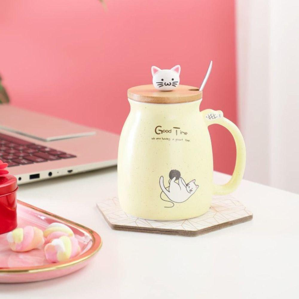 Ceramic Tea Cup Japanese Style Iced Yogurt Cup Drinkware Coffee Mug  Office