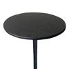 Elastic Edged Round Table Cloth Oilproof 27.5-33.5" Wipeable Cover Easy to Clean