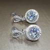 Heart-Shaped Bow Dangle Earrings - Sweet, Versatile Jewelry for Women
