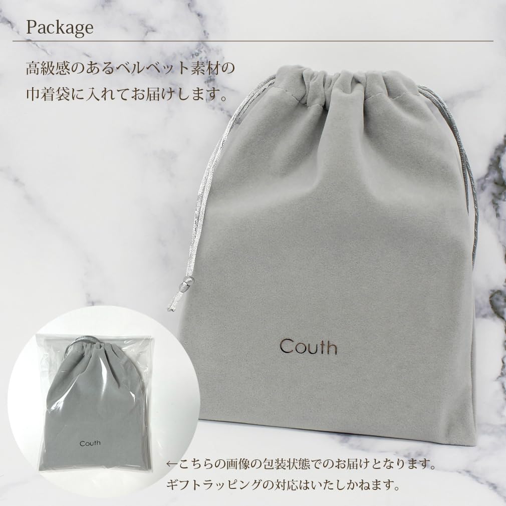 [Couth] Fragment Case, Mini Wallet, Card Case, Coin Purse, Genuine Leather, Slim, Small, Compact, L-Shaped Zipper, Gold