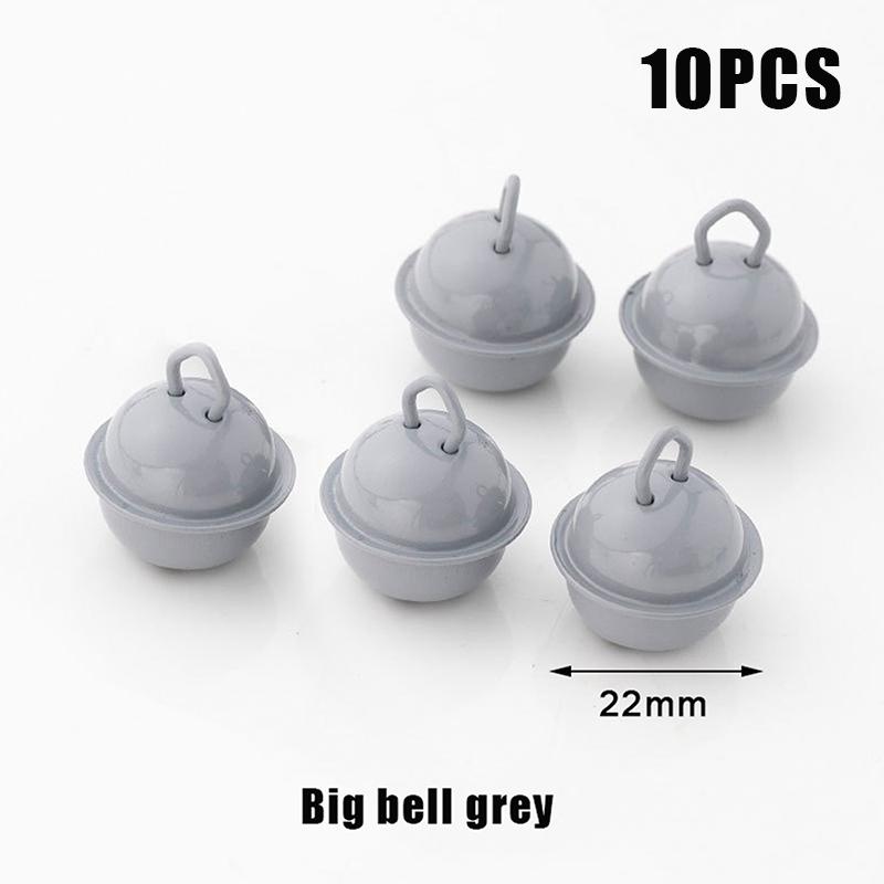 10 szt. 22 mm Kolorowe Malowane Dzwonki Jingle Metalowe Okrągłe Mini Dzwoneczki Ozdoby Dekoracje Wisiorki na Boże Narodzenie Rękodzieło DIY