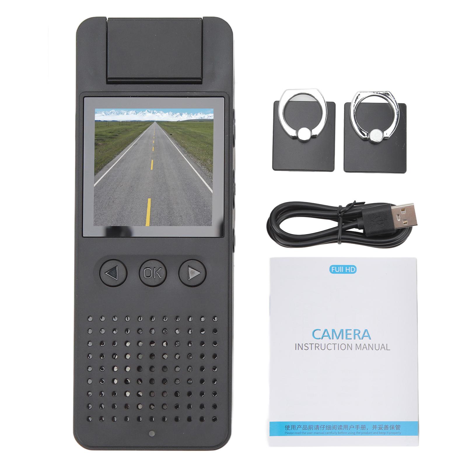 

Mini Bodycam 1.4in Screen WiFi 1080P Night Vision Loop Recording Small Camcorder
