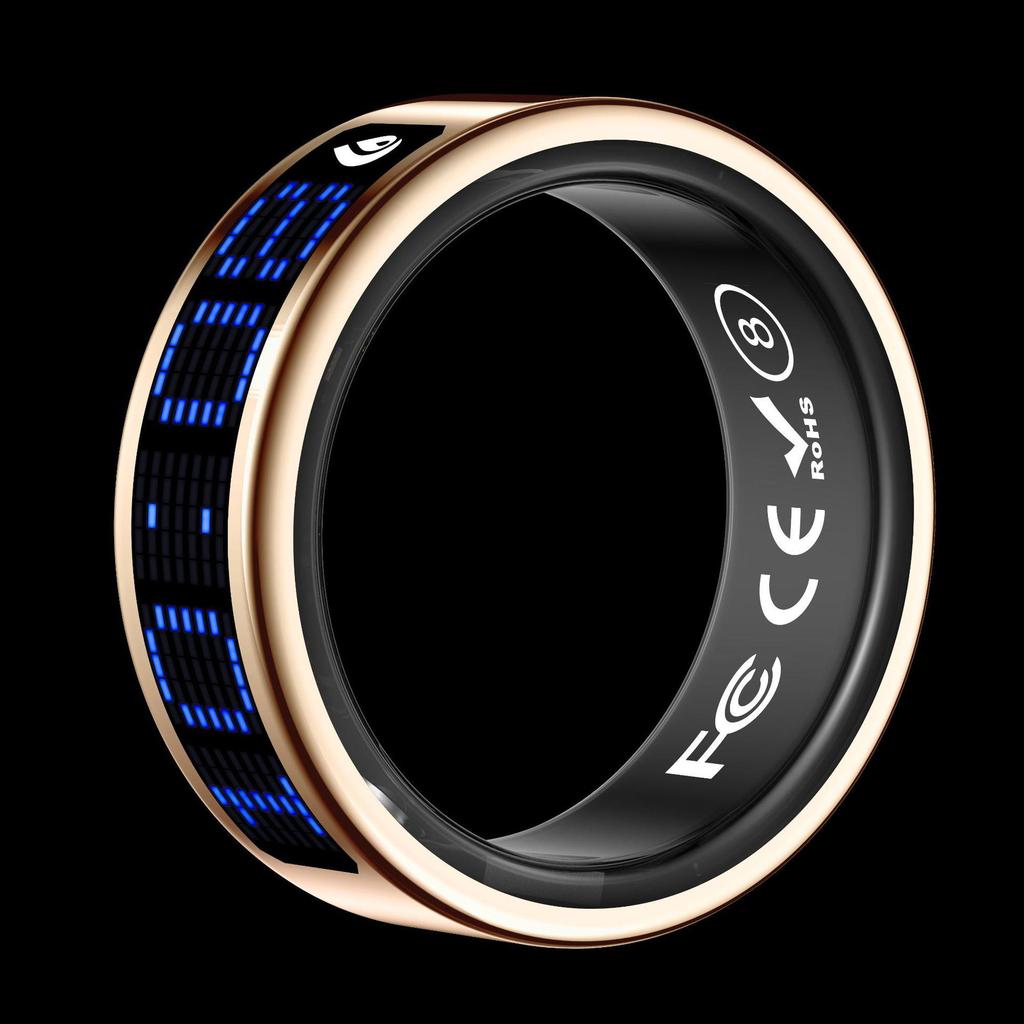 Cross-Border Smart Ring: Heart Rate, Blood Oxygen, Sleep Monitoring, Pedometer, Waterproof Photography Display