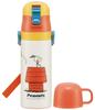 Skater Stainless Steel Water Bottle with Peanuts Retro Snoopy Children's 2-Way Cup, Design, 430ml, SKDC4-A