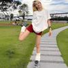 Women's Oversized White Short-Sleeve T-Shirt - American High Street Style for Summer