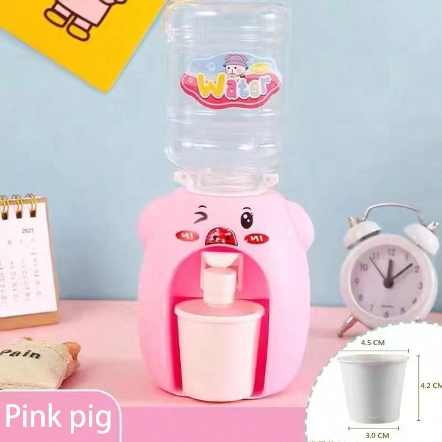 Fun Mini Water Dispenser Toy Real Water Outlet Simulation Kitchen Playhouse Toy Interactive Pretend Play Game for Kids
