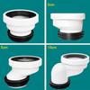 Toilet Nozzles Eccentric Design PVC Straight Style