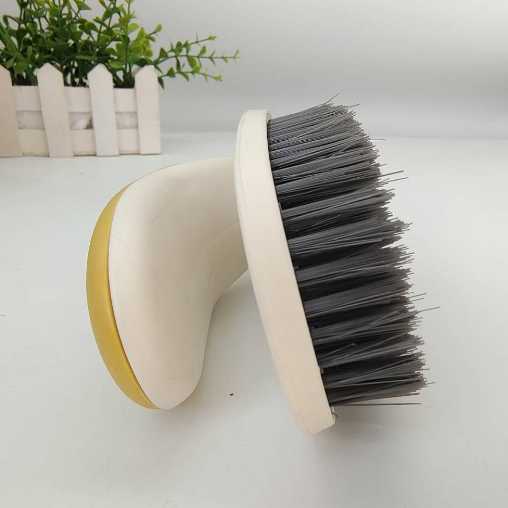 Plastic Cleaning Brush Comfortable Handle Hat Brush New Soft Brush  for Kitchen Bathroom