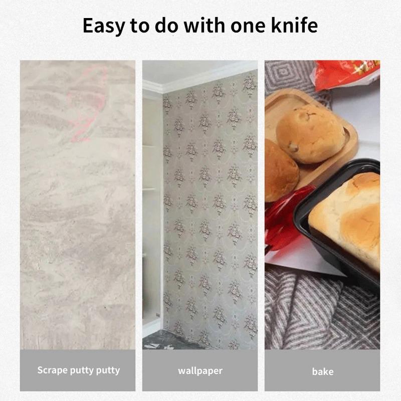 1 Stk. Kunststoff Spachtel Kelle Schaber Autofolie Patch Tapetenschaber Silikon Schaber Spachtelmesser für Wandreinigungswerkzeug