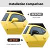 Black Side Rearview Mirror Cover Trim Shell For Chevy Camaro 2016+ Accessories