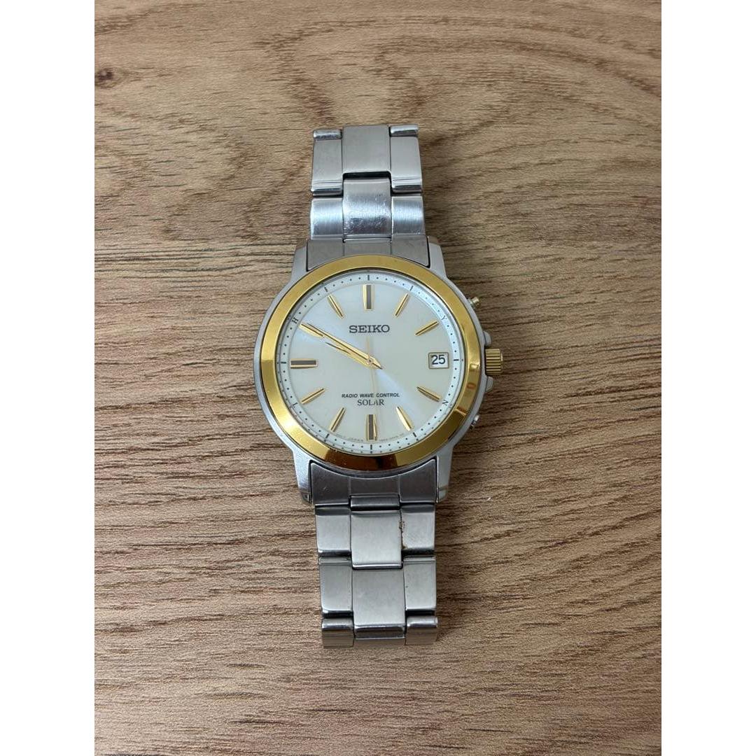 [Good condition, with extra frames] SEIKO Solar radio clock 7B52-0AF0