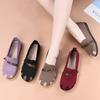 Comfortable Walking Shoes for Elderly Women Soft Sole Slip-on Flats Anti-fatigue Casual Loafers