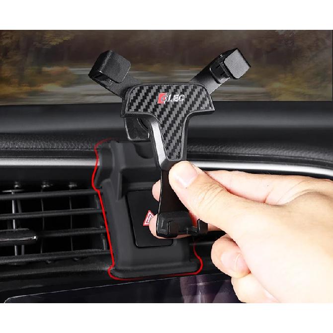 LHD!! For Honda Civic 10th Gen 2016- Car Air Vent Mount Bracket Adjustable Phone Holder Mobile Phone Cradle Smartphone Stand