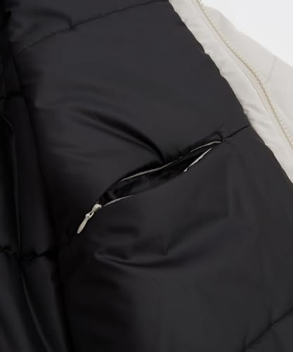 IMPROMES Men's SIDEWAYSTANCE Poly-Stretch Padded Down Jacket, Light Beige