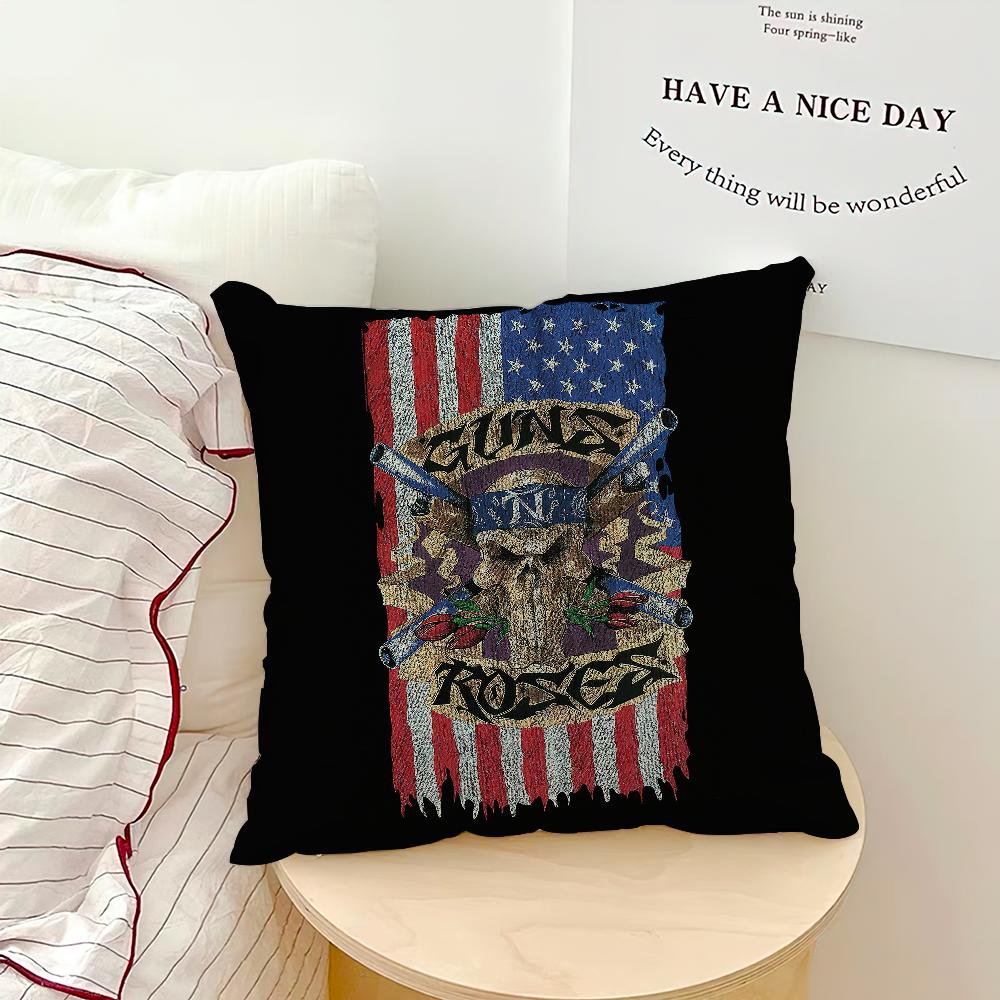 G-Guns N Roses Use Your Illusion I Pillow Case Sofa Living Room Bedroom Headboard Backrest Cushion Square Cushion Nap Time