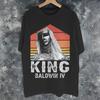 Re Baldovino IV Ascendente Abbigliamento Magliette Unisex Cotone Maglietta Stampa Maglietta Abbigliamento