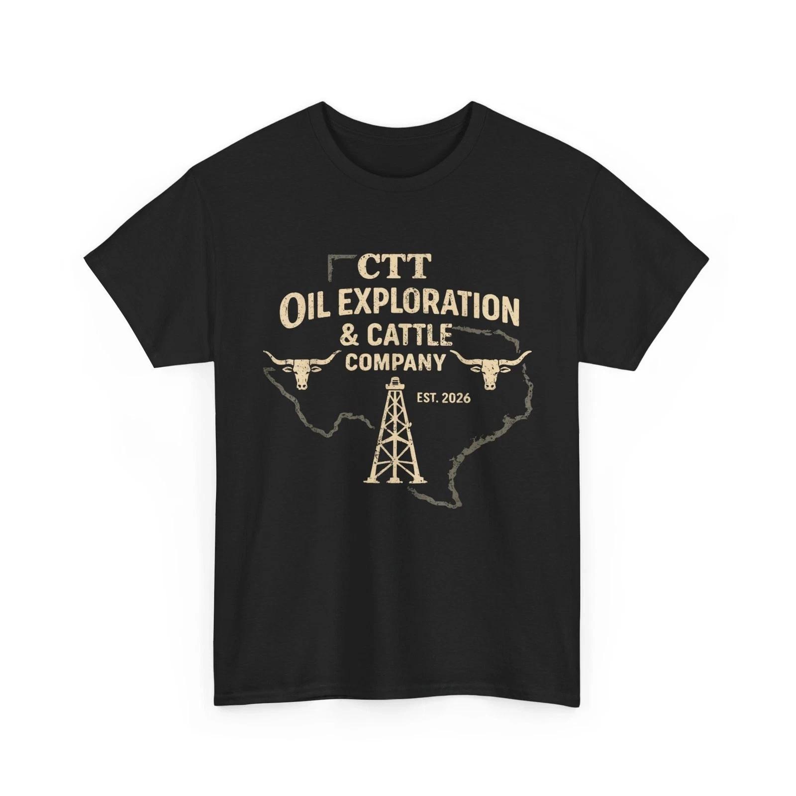 

CTT Oil Exploration & Cattle Company Texas T shirt M
