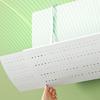 Adjustable Air Conditioning Deflector 16.5x52cm Anti-Direct Blowing Outlet Baffle Plastic Texture for Wall Mounted Units
