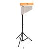 Violin Wind Chime Metal Bar Wood Base Beautiful Clear Sound Wind Chime Decoration with Adjustable Tripod