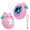 Tamagotchi Paradise Electronic Pet Toy for Kids Case 2 Films Neck Strap Full Protection Silicone Case with Carabiner Charging Scratch Resistant - + +