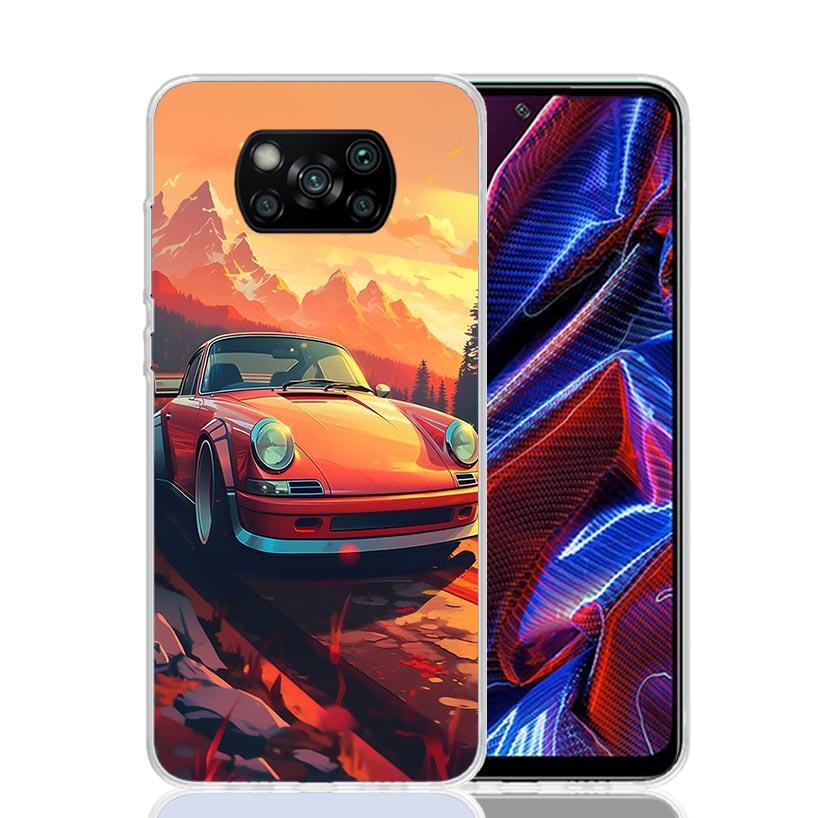 Classic Vintage Old Retro Car Case Phone Cover for Xiaomi Mi 11T 12T 10T 9T Pro 11i 12X 13 12 11 10 9 8 Lite 6X 5X A3 A2 Trend F