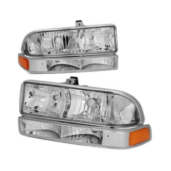 1998-2004 Chevy S10 Blazer Headlights & Bumper Lights